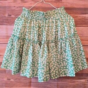 Princess Polly Floral Ruffle Girls Skirt Size S (Bx 7)